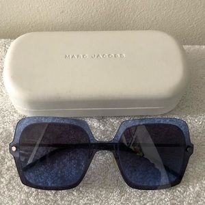 Marc Jacobs Oversized Blue Tinted Glasses